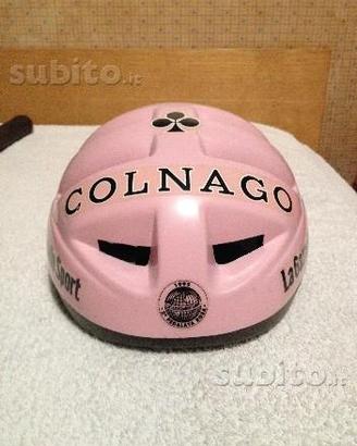 Casco bicicletta COLNAGO-2a pedalata rosa 1995