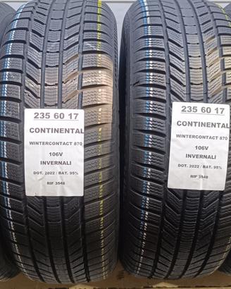 4 GOMME 235 60 17 CONTINENTAL INV RIF3548