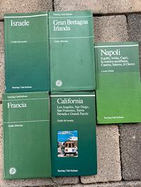 5 guide Touring Club Italiano con cartine e mappe