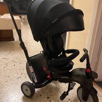 Smart trike 7in1 nero ecopelle