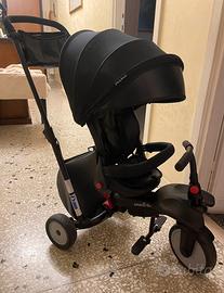 Smart trike 7in1 nero ecopelle