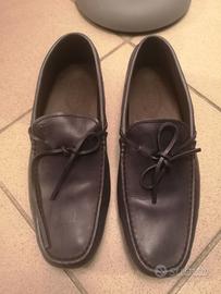 Mocassini Tod's New Laccetto Gommini Pelle Blu