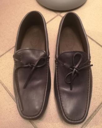 Mocassini Tod's New Laccetto Gommini Pelle Blu