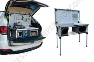 MOBILE CUCINA CON LAVELLO PER IL BAULE DELL'AUTO