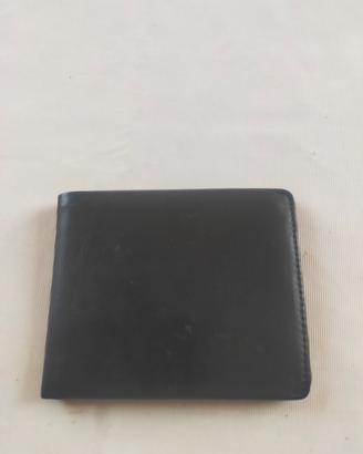 Portafoglio nero in pelle 