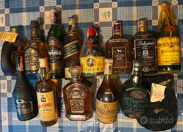 Collezione Bottiglie Vintage anni '70/'80