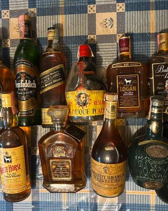 Collezione Bottiglie Vintage anni '70/'80