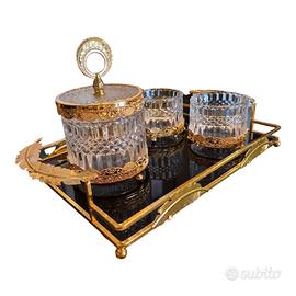 Set Servizio Dolce e Snack in Cristallo