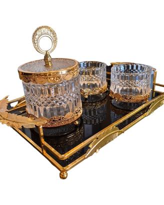 Set Servizio Dolce e Snack in Cristallo