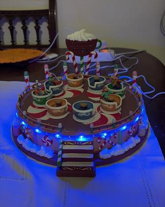 Cocoa cups Giostra Tazze Villaggio Natale Luminosa