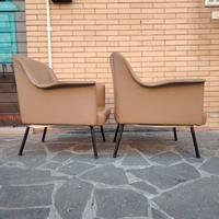 Coppia poltrone Carlo Pagani per Arflex anni 50