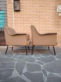 Coppia poltrone Carlo Pagani per Arflex anni 50