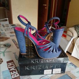 Sandali con plateau Krizia 