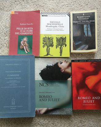 Set 6 Libri letteratura 
