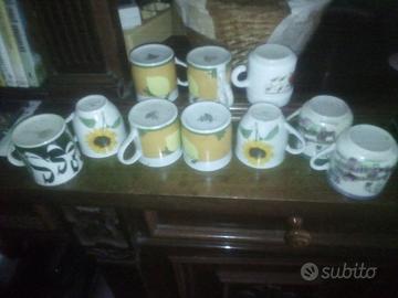 tazze caffè e 2 tazze thermos