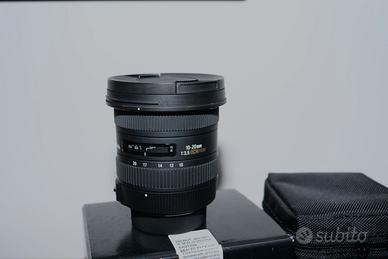 Ottica Sigma 10-20 mm.  f. 3,5 EX DC Nikon APS-C