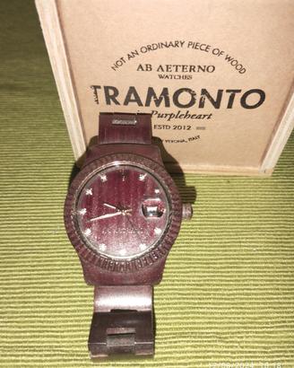 orologio da polso in legno