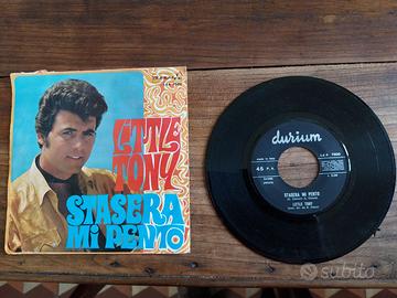 45 giri Little Tony Stasera mi pento
