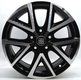 4 cerchi lega seat leon r16 lt4506