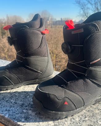 Scarponi Snowboard Burton BOA  Bambino come nuovi