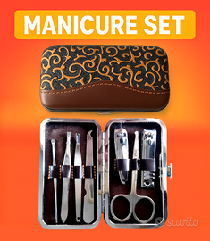 SET Manicure Pedicure NUOVO _7 accessori +Custodia