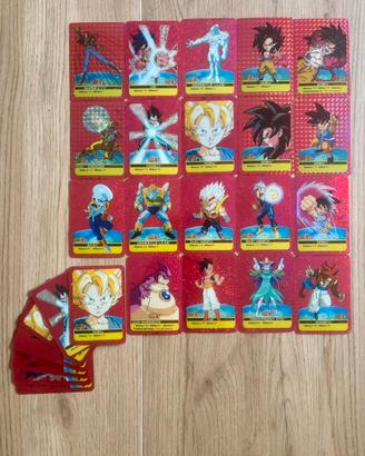 Lotto Lamincards Edibas Dragonball Gt (rosse) 2007