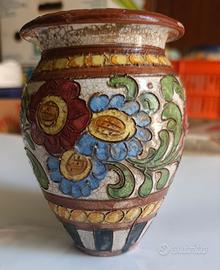 Vaso Vintage Ceramica Sgraffiata Zulimo Aretini