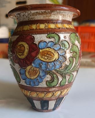 Vaso Vintage Ceramica Sgraffiata Zulimo Aretini