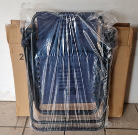 Sedia Sdraio Zero Gravity Amazon Basics, Blu