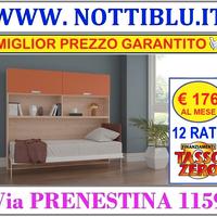 Letto a Scomparsa UGO B 1p _ 12 rate da 176 €