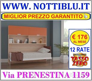 Letto a Scomparsa UGO B 1p _ 12 rate da 176 €