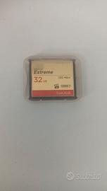 Scheda CF 32GB SanDisk Extreme