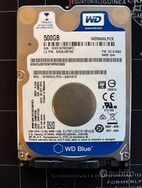 HARD DISK WD BLUE 500GB 5400 RPM 2,5"