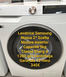 Lavatrice Samsung Nuova 2ª Scelta 9kg 