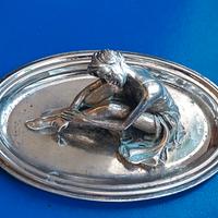 Scultura Decorativa in Bilaminato d'Argento