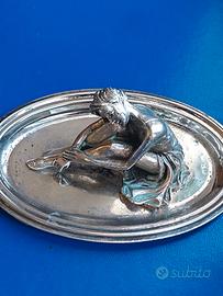 Scultura Decorativa in Bilaminato d'Argento