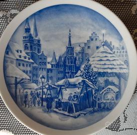 Piatto da collezione Richard Ginori dipinto a mano