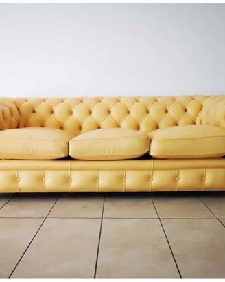 DIVANO CHESTERFIELD 3 posti - stile vintage