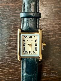 Orologio Pica Tank Vintage movimento Seiko Citizen