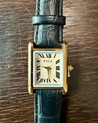 Orologio Pica Tank Vintage movimento Seiko Citizen