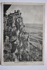 Cartolina vintage republica di san marino la rocca