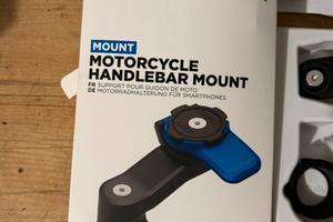 Quadlock Handlebar mount + antivibrazione