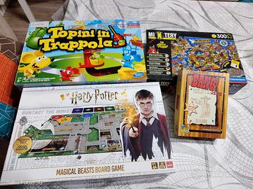4 giochi in scatola 