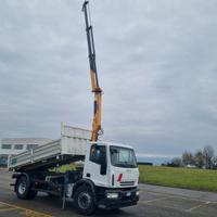 EUROCARGO 180E28 Ribaltabile con GRU COPMA