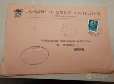 Busta 1944 Comune di Cosio Valtellino (SO) - Docum