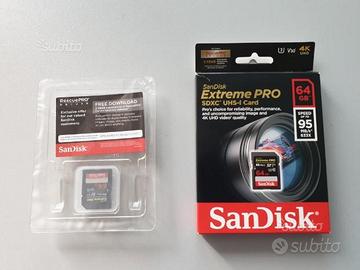 SanDisk Extreme PRO 64 GB, Scheda di Memoria SDXC,