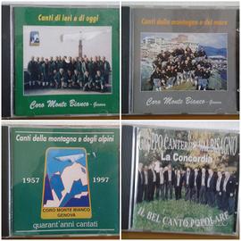 Cd vari canti popolari folk trallalero cori alpini