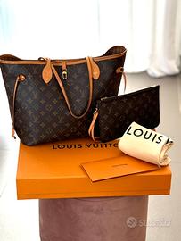 Borsa Louis Vuitton Neverfull MM originale