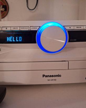 Stereo Panasonic bianco, dab, CD, bluetooth, usb