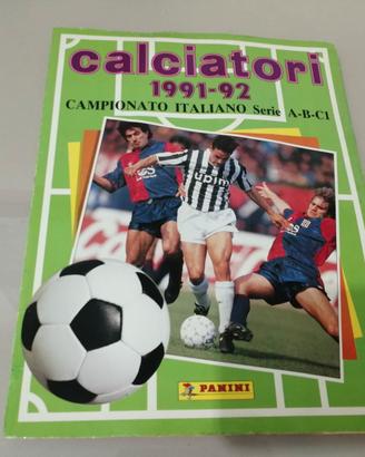 Raro album figurine panini 1991/92 completo 